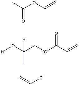 1 winid:1a3e 中文名称:氯乙烯,乙酸乙烯酯,丙烯酸-β-羟丙酯三元共聚