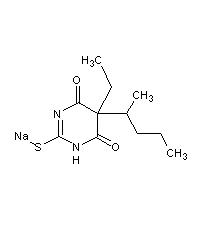 硫喷妥钠sodium carbpnate