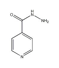 异烟酸肼|isonicotinic acid hydrazide|54-85-3|参数,分子结构式