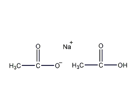 双乙酸钠|sodium diacetate|126-96-5|参数,分子结构