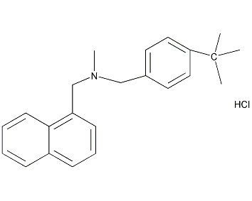 布替萘芬|butenafine hydrochloride|101827-46-7|参数,分子结构式