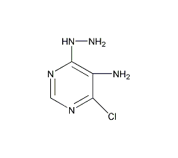 4-氯-5-氨基-6-肼基嘧啶4-chloro-6