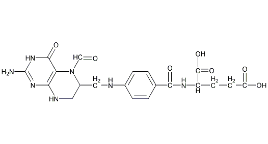 亚叶酸|folinic acid|58-05-9|参数,分子结构式,图谱