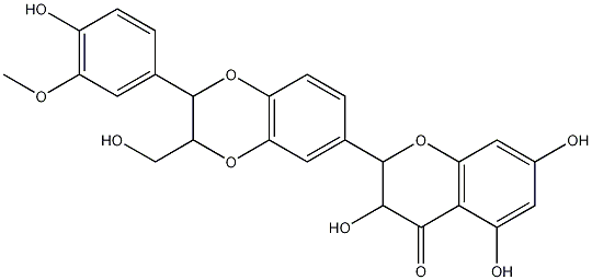水飞蓟素|Silymarin|65666-07-1|参数,分子结构式,图谱信息 – 物竞