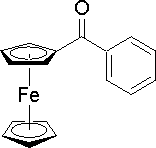 苯酮二茂铁    benzoylferrocene