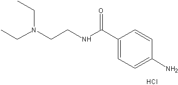 盐酸普鲁卡因胺    procainamide hydrochloride