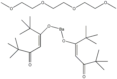 双(2,2,6,6-四甲基-3,5-庚烷二酮)钡三甘醇二甲醚加合物  &